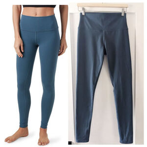 Alo Yoga | High-Rise, Full Length Legging in Blue/Teal